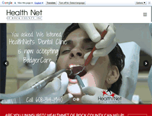 Tablet Screenshot of healthnet-rock.org